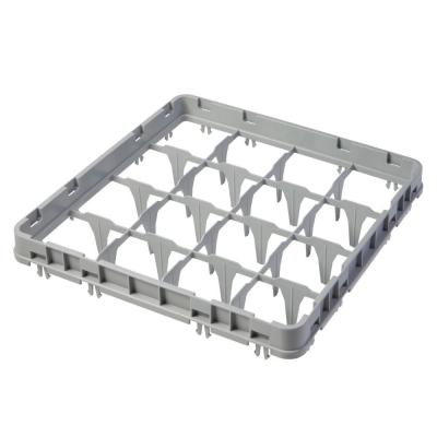 Nástavec koše full drop 500x500 mm šedý, model E1, Cambro, počet přihrádek: 16 (4x4), rozměr přihrádky: 111x111 mm, Světle šedá…